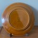 Vintage set of 6 honey brown flat plates from Lunéville.