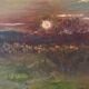 Hsp impressionist sunset landscape painting