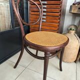 Ancienne paire de chaises bistrot Thonet N10
