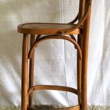 Curved wooden countertop chair - mid. 20th