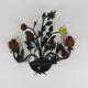 Paire d'appliques "Bouquet de fleurs"