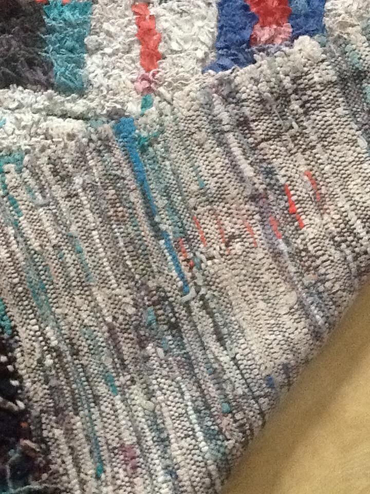 Carpet boucherouite vintage, 152 x 89