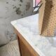 Oak and marble counter 1950