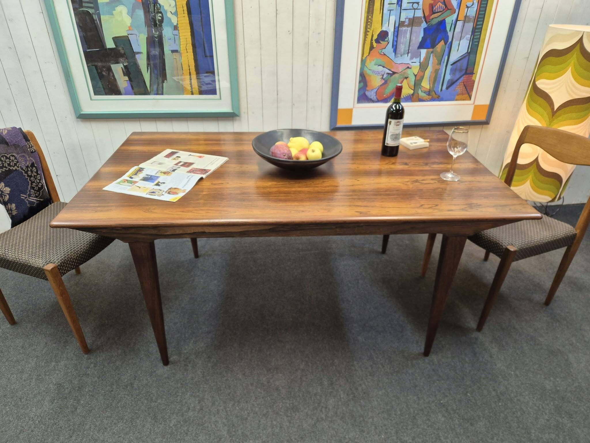 Scandinavian rosewood table malora