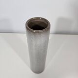 Jacques & Dani Ruelland Grey glazed ceramic roller vase