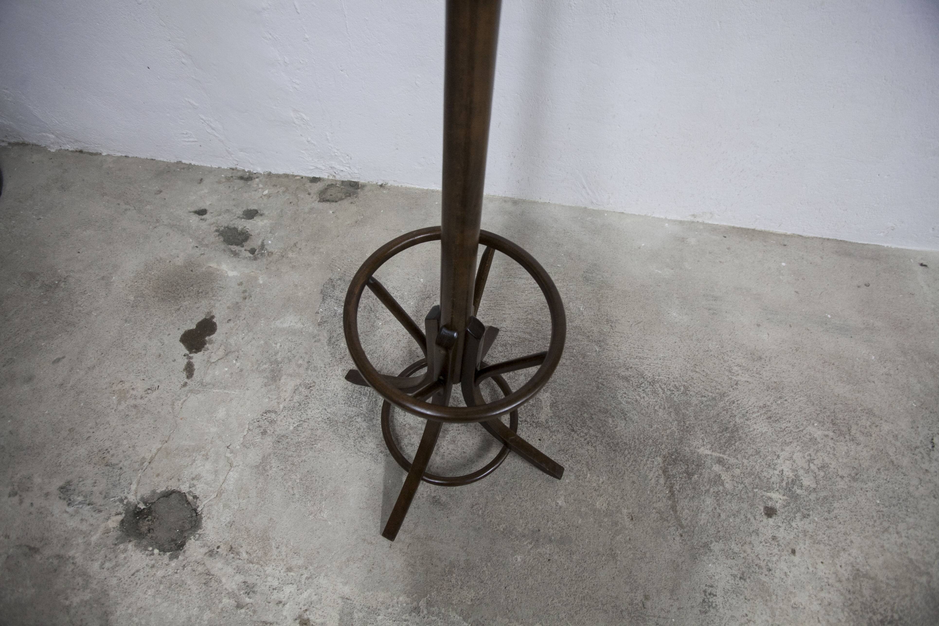 Baumann parrot coat rack 1970 dark oak