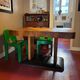 Walnut Art Deco Czech dining table