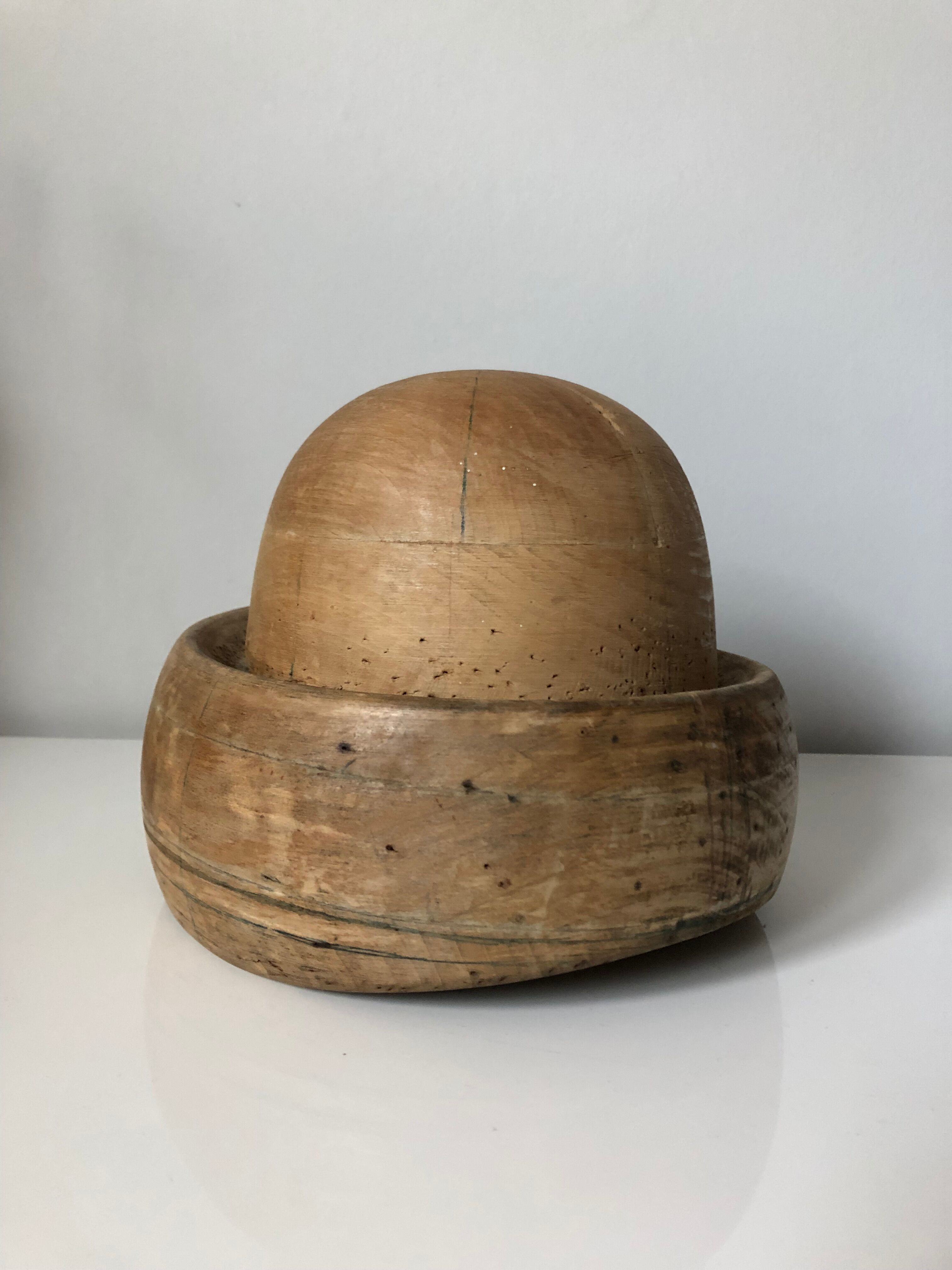 Vintage women's hat mold