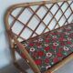 Wall rattan wicker vintage shelf  60s/70s