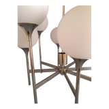 Chandelier Sciolari 8 balls in satin glass.