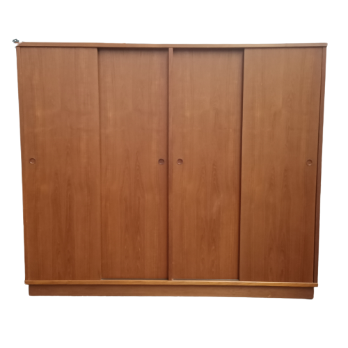 Scandinavian wardrobe in teak made in Denmark