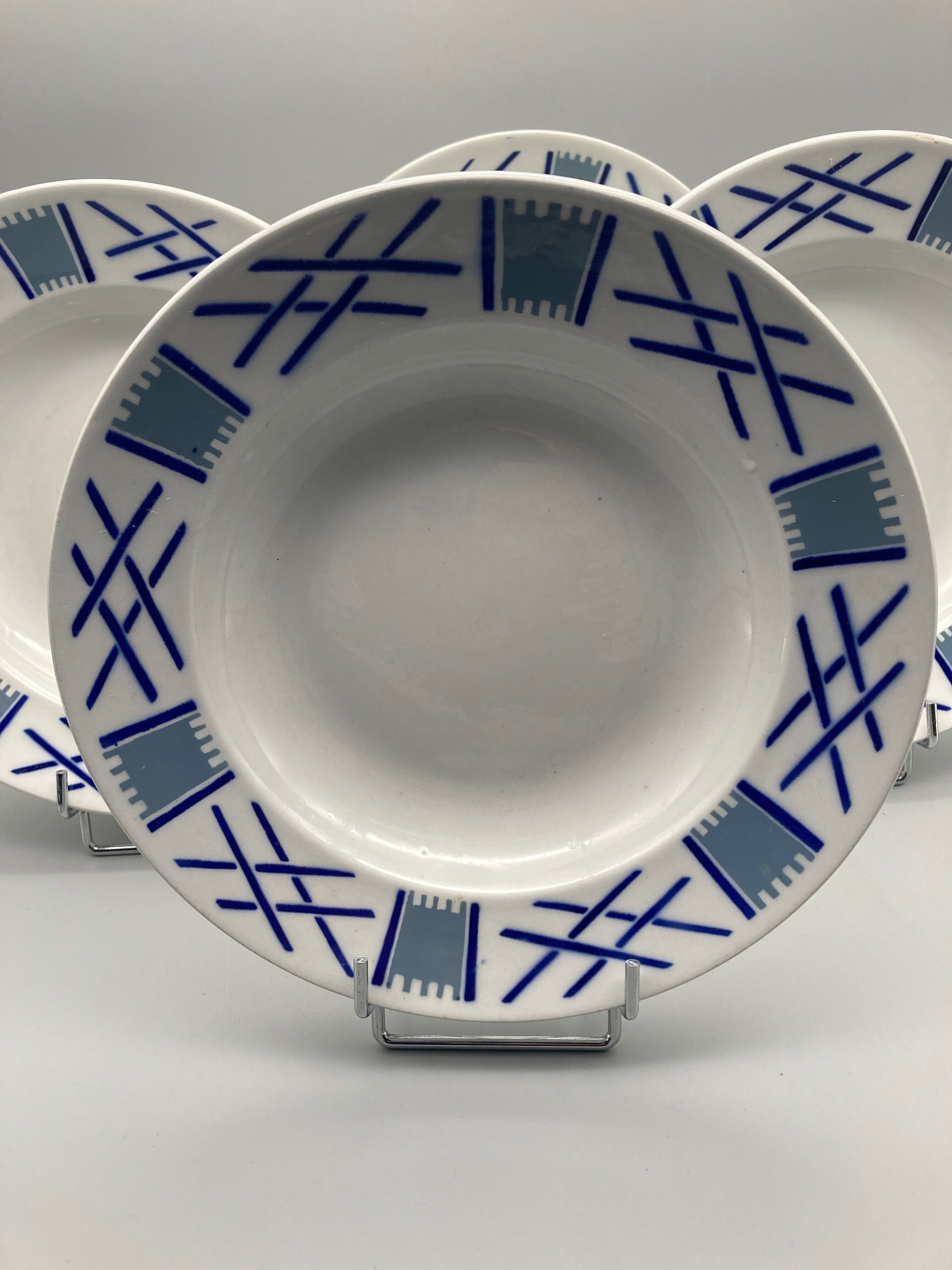 4 Hollow plates Lunéville KG Model "Servange"