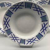 4 Hollow plates Lunéville KG Model "Servange"