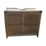 Bathroom furniture in rattan and bamboo