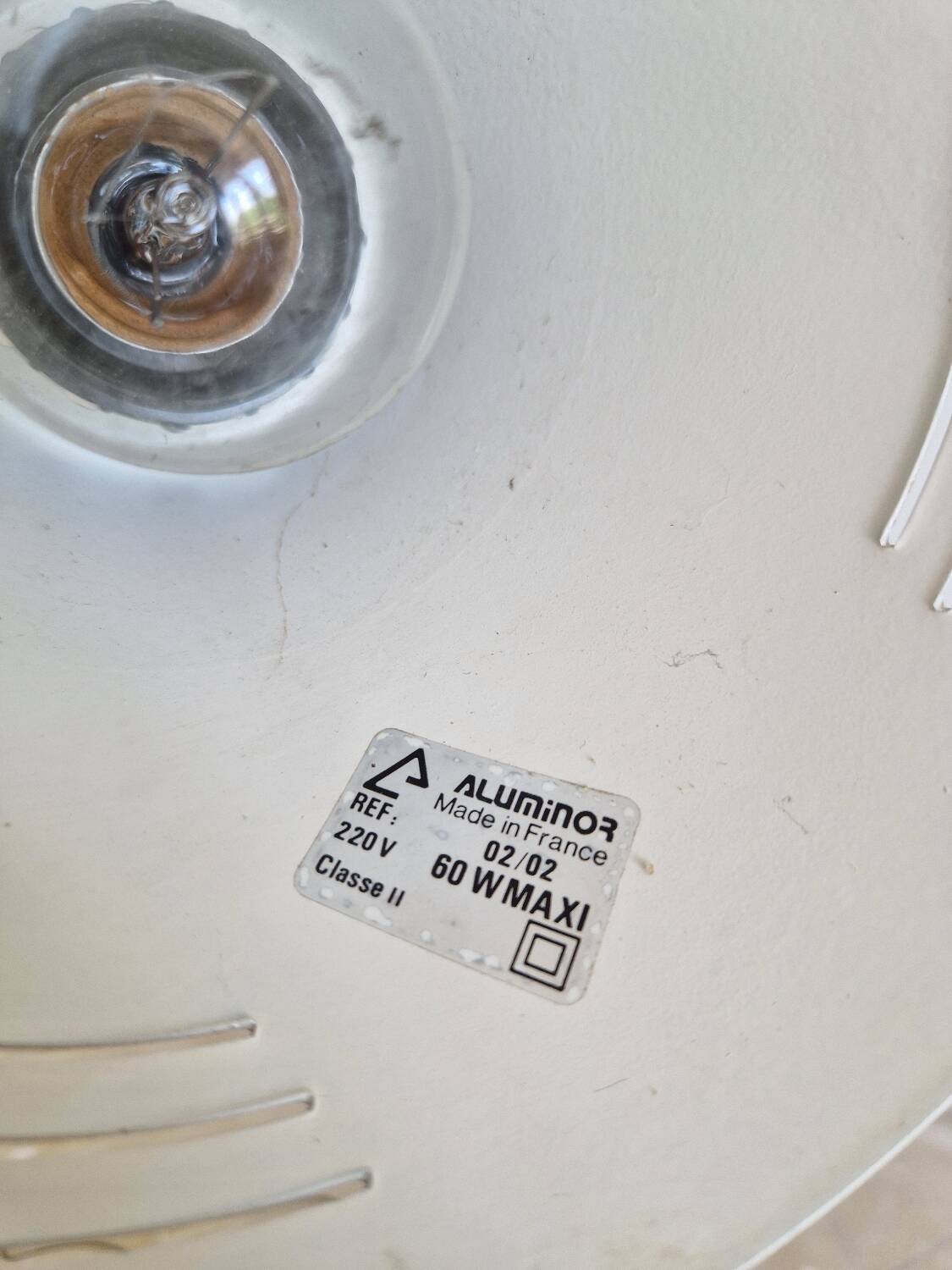 Vintage floor lamp by Aluminor