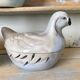 Ceramic partridge, zoomorphic terrines by Michet Caugant.