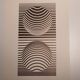 Screen print by Victor Vasarely - "Wave Series" - Waves & Movement