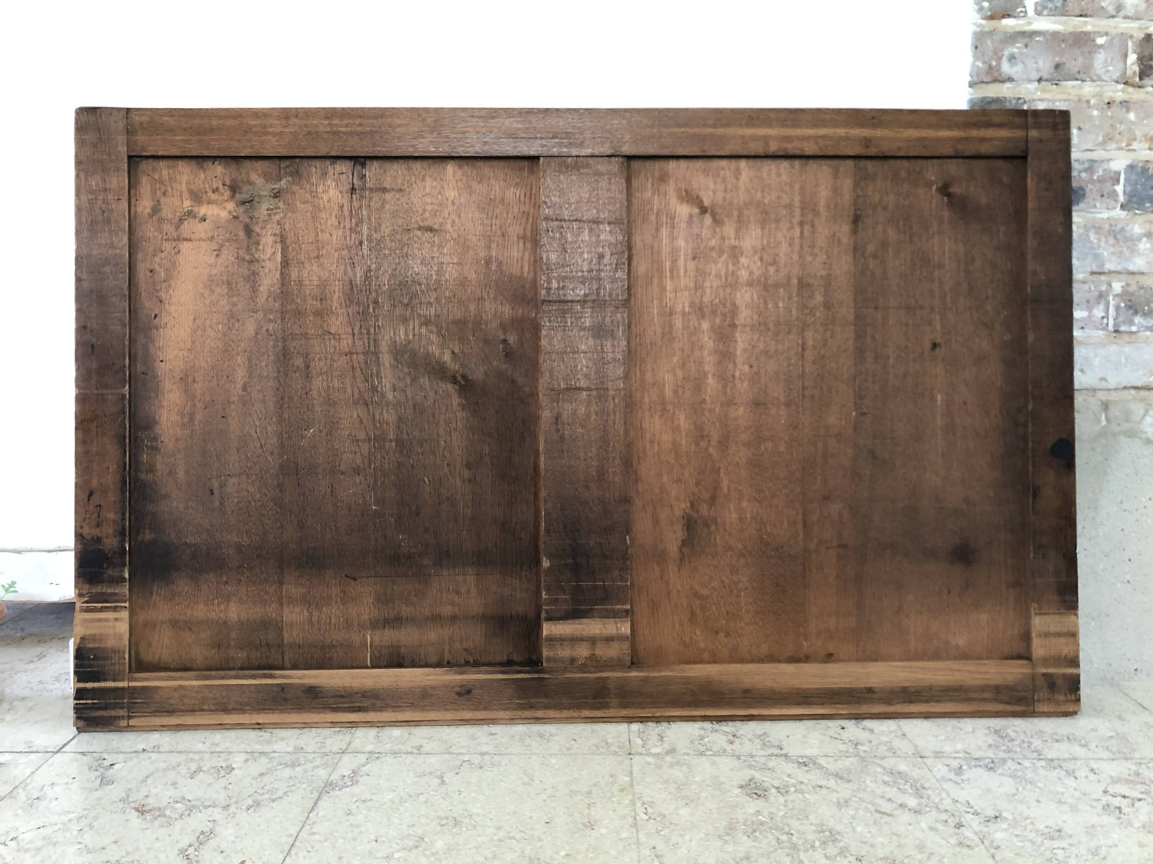 Vintage solid oak door or headboard