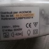 Muguet 5-branch lamppost