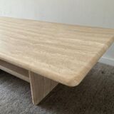 70s Travertine Coffee Table