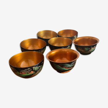Chinese Fuzhou bowls and their traditional tray