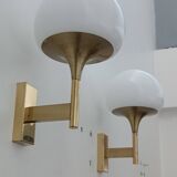 Paire d'appliques murales par Gaetano Sciolari 1970s