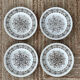 Set of 4 flat plates