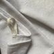 3 white tea towels in damask cotton thread with BN monogram.