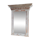 Antique wooden mirror