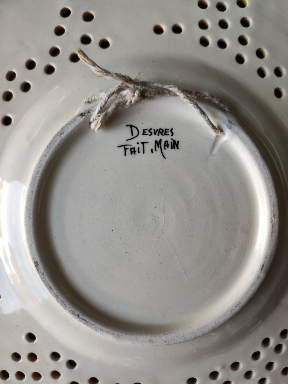 Assiette décorative Desvres