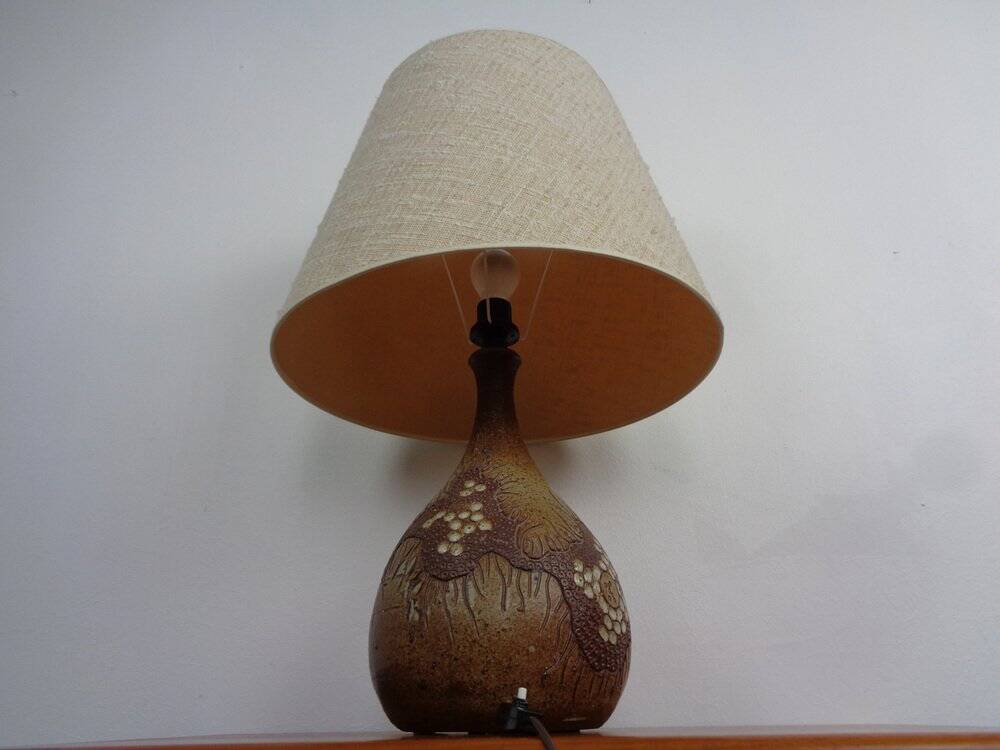 Danish Studio Ceramic Floor Lamp by Mette Løkke Stiil, 1960s