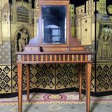 Louis XVI style dressing table in marquetry