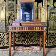 Louis XVI style dressing table in marquetry