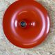 60s 70s discus wall lamp Teka Orange Space Age design aluminum metal