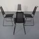 Metal Chairs by Rolf Rahmlow, 1980s, Set of 4