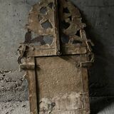 Folk art, Louis XVI style gilded mirror, 18th century