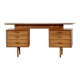 Midcentury Alfred Cox Desk In Walnut And Brass. Vintage Retro / Modern / Da