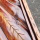 Antique carved wooden coffee table