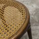 Ungvar Ungarn 1900 dark brown cane bistro chair