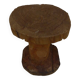 Small stool carved in solid oak
