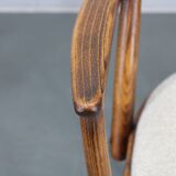 1960s Antonin Suman Set of Six Beech Dining Chairs, Restored