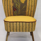 Chair vintage year 50 tissue "Lelièvre"