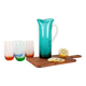 1960s Portuguese Turquoise Glass Jug