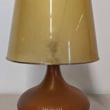 XL living room lamp in glazed ceramic, 70s-80s