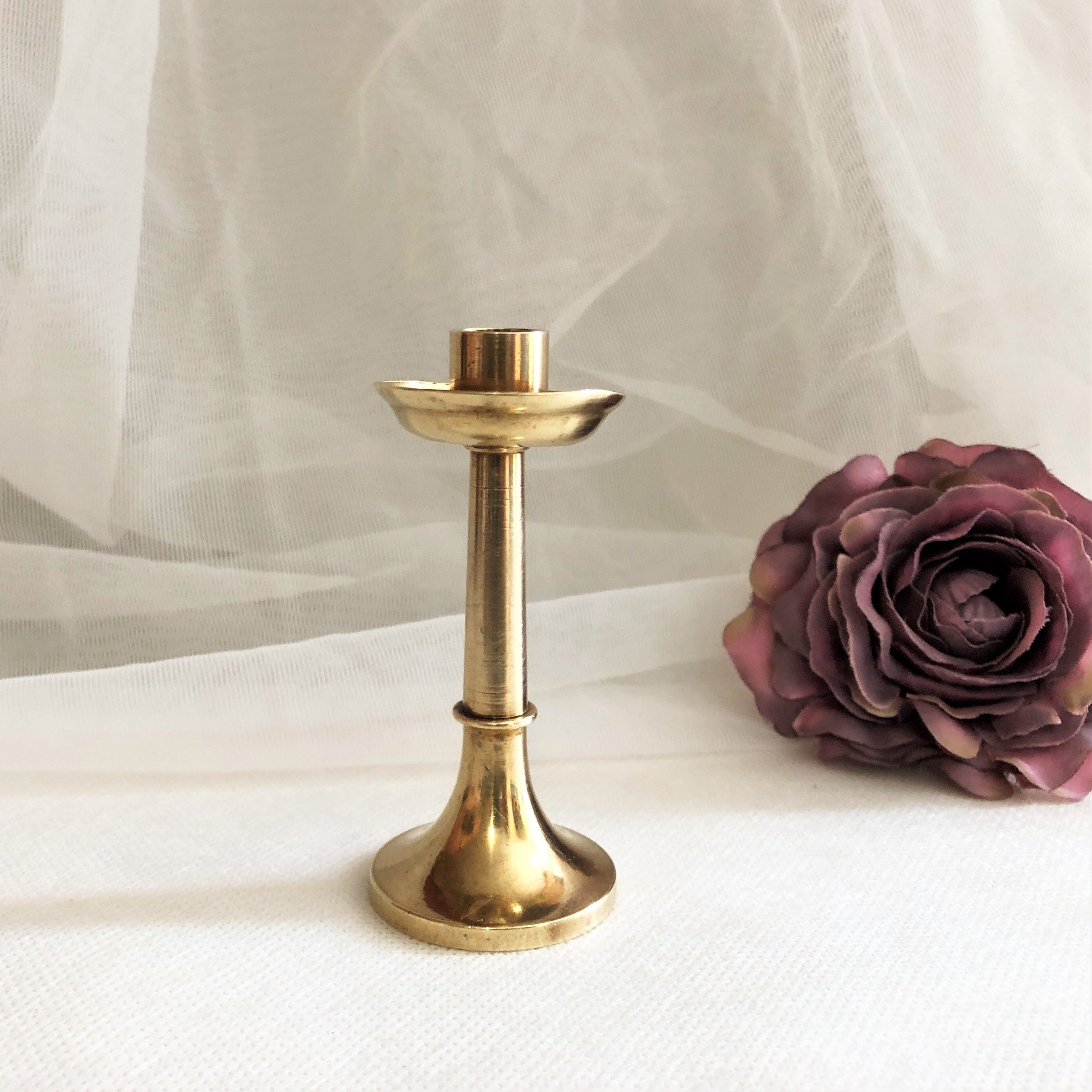 Mini bronze candle holder XIXth