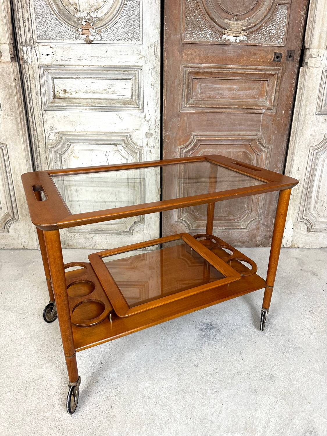 Vintage rolling trolley