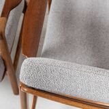 Midcentury Danish sofa set in oak and teak by Tove & Edvard Kindt-Larsen for France & Daverkosen - w
