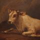Peinture bucolique antique du 19ème siècle