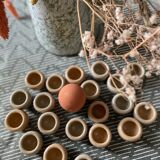 Egg cup beige sandstone