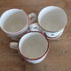 Lot 3 cups old orientalist decoration (Crescent Moon and star)